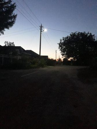 На улице Светлой восстановили уличное освещение